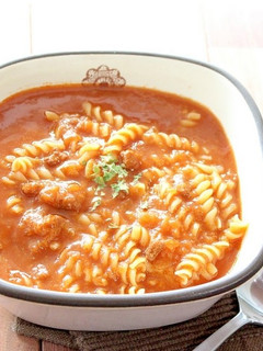 ミート缶で簡単♪マカロニのミートスープ-レシピのメイン写真