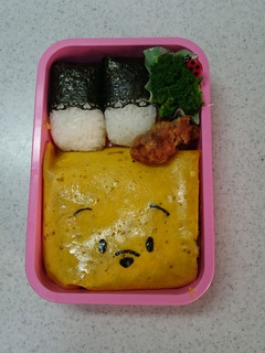 オムソバプーさん弁当-レシピのメイン写真