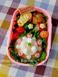 誕生日 ケーキ ♡ お弁当-レシピのメイン写真