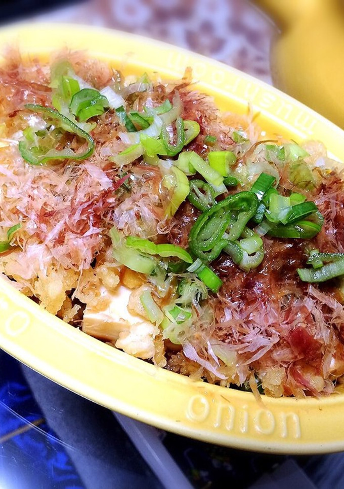 超簡単♡天かすの揚げ出し豆腐風-レシピのメイン写真