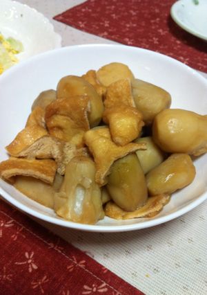 簡単♪里芋とお揚げさんの煮物-レシピのメイン写真