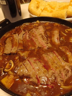 時短&豪快!ビーフステーキシチュー-レシピのメイン写真