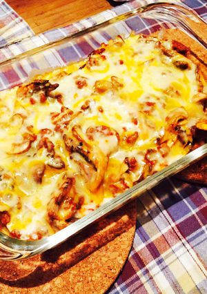 キノコたっぷり☆ミートソースのチーズ焼き-レシピのメイン写真