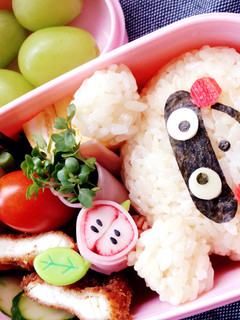 キャラ弁 たぬきさん-レシピのメイン写真