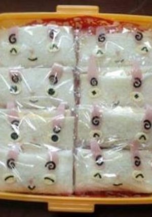 コマさんサンドイッチ-レシピのメイン写真