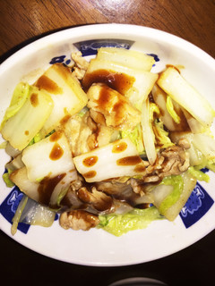 簡単!我が家の人気☆白菜と豚肉炒め-レシピのメイン写真