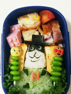 キャラ弁♡ナガネギマン-レシピのメイン写真