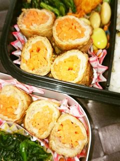 お弁当に☆焼肉のタレで簡単♪人参の肉巻き-レシピのメイン写真