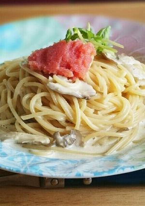 たらこのチーズクリームパスタ-レシピのメイン写真