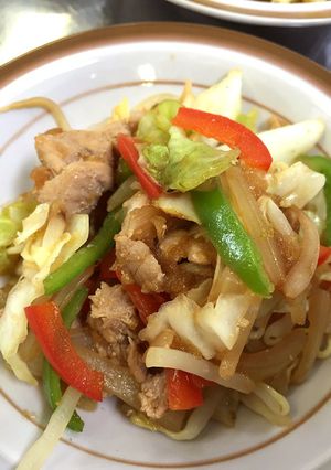 豚肉のジンギスカン風炒め-レシピのメイン写真