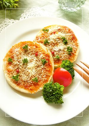ごまたっぷりのミートソーストースト-レシピのメイン写真