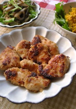 鶏むね肉のごま味噌焼き-レシピのメイン写真