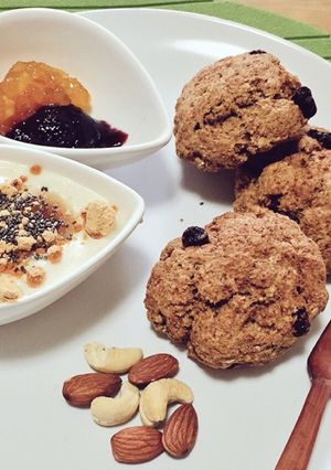 食物繊維たっぷり全粒粉のスコーン-レシピのメイン写真