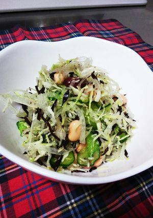豆とひじきのサラダ-レシピのメイン写真