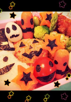 キャラ弁☆ハロウィン弁当☆-レシピのメイン写真