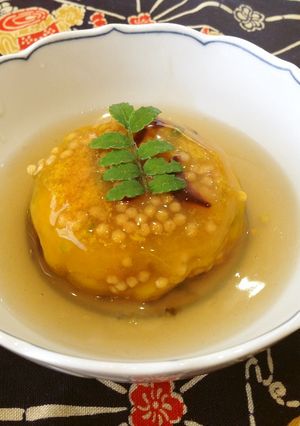 あんかけかぼちゃ饅頭-レシピのメイン写真