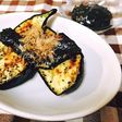 秋なすの黒ごま味噌田楽