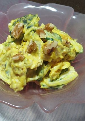 甘くて美味しいかぼちゃのサラダ-レシピのメイン写真