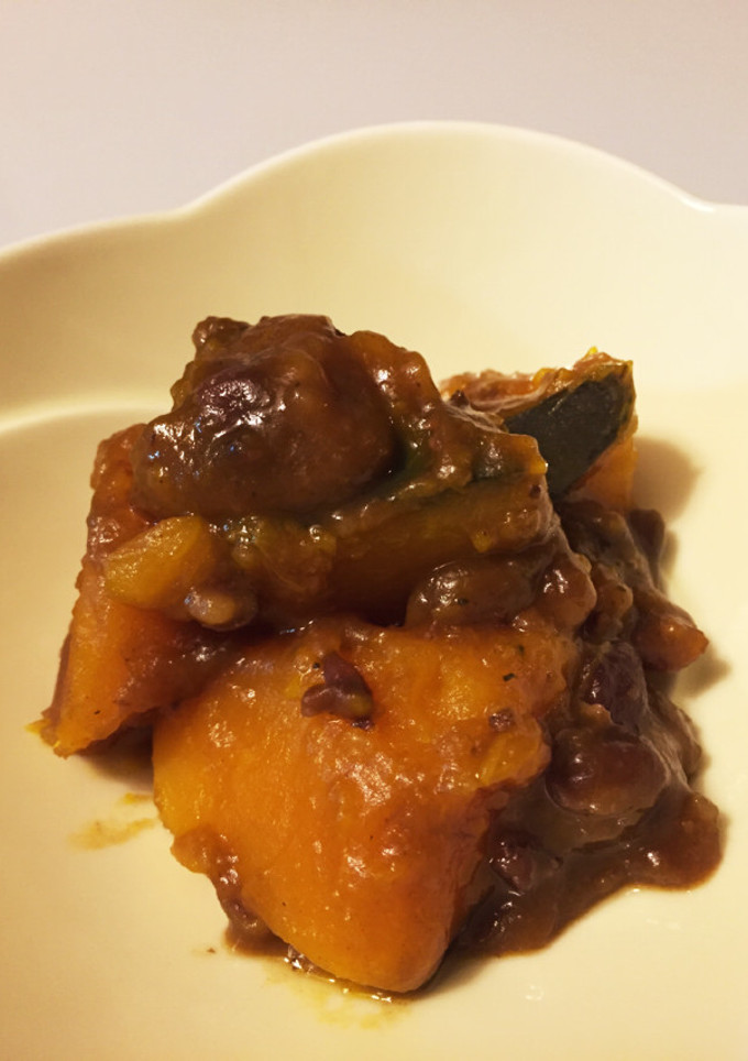 あずき缶で煮る冬至かぼちゃ-レシピのメイン写真