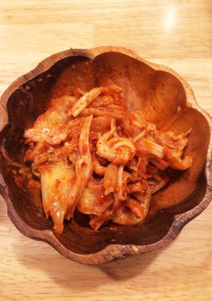 【男子飯】1分おつまみカニカマキムチマヨ-レシピのメイン写真