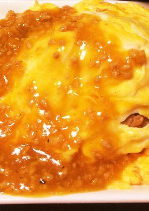 ひき肉あんかけオムライス-レシピのメイン写真