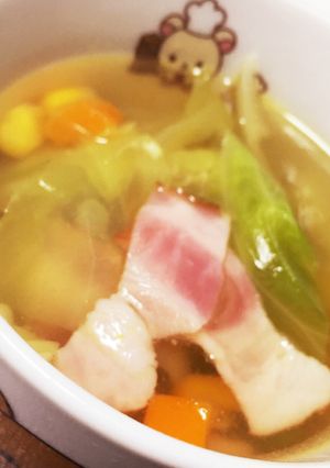材料切って入れるだけ♡コンソメスープ-レシピのメイン写真