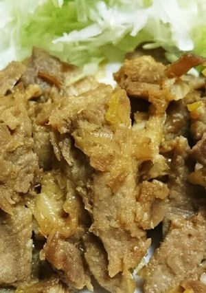簡単☆豚肉のネギ味噌炒め-レシピのメイン写真
