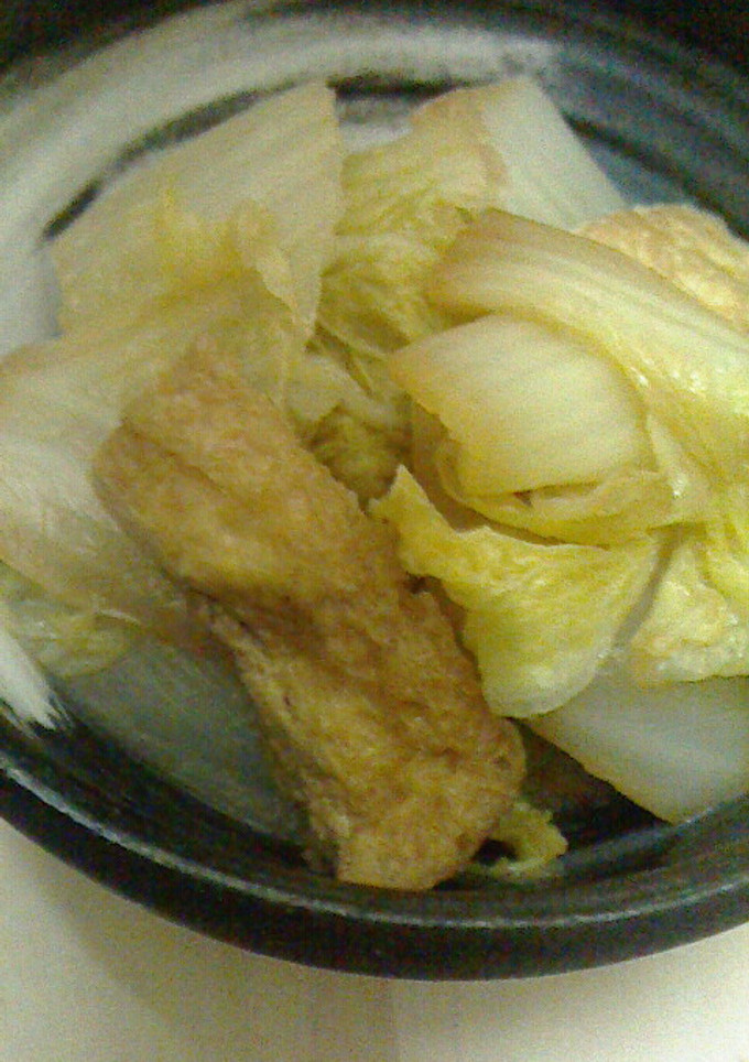 白菜と油揚げの煮物-レシピのメイン写真