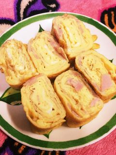ベーコン入りふんわり玉子焼き-レシピのメイン写真