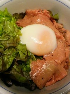 ローストビーフ丼-レシピのメイン写真