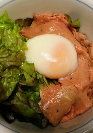 ローストビーフ丼-レシピのメイン写真