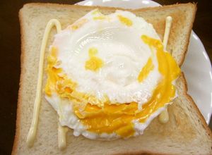レンジで簡単！とき卵でホットサンドの具♪-レシピのメイン写真