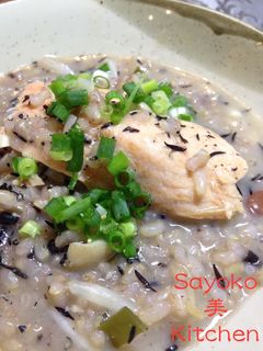 鮭の生姜味噌粥-レシピのメイン写真