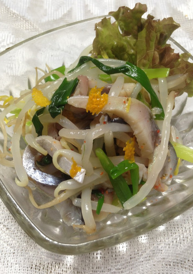 簡単♪シャキシャキもやしとしめ鯖のお通し-レシピのメイン写真