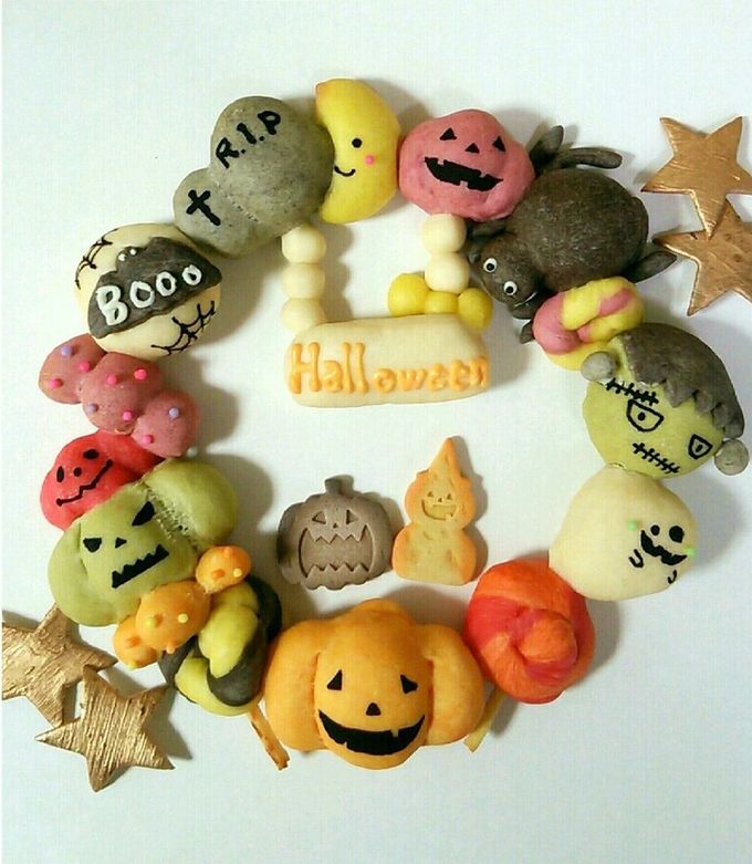 ちぎりパン&ドクロリースパン☆ハロウィン ちぎりパン&ドクロリースパン☆ハロウィン