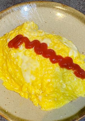 合い挽きオムライス-レシピのメイン写真