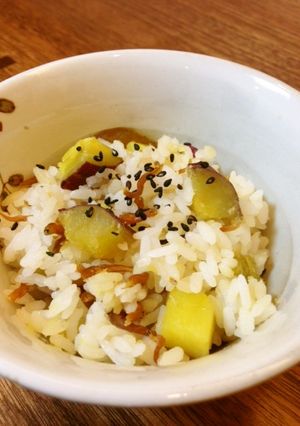 さつま芋とじゃこのご飯-レシピのメイン写真