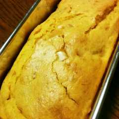 รูปของ ホットケーキミックスでかぼちゃケーキ！