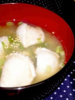 旬★ぷりっぷり★美味【鮭の白子の味噌汁】-レシピのメイン写真