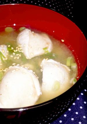 旬★ぷりっぷり★美味【鮭の白子の味噌汁】-レシピのメイン写真