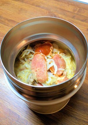 フードコンテナ用レシピ♪しらたきパスタ-レシピのメイン写真