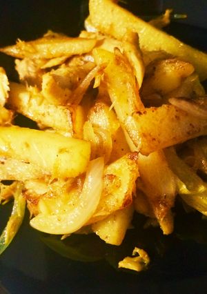 簡単♪サバとじゃがいものカレー炒め-レシピのメイン写真