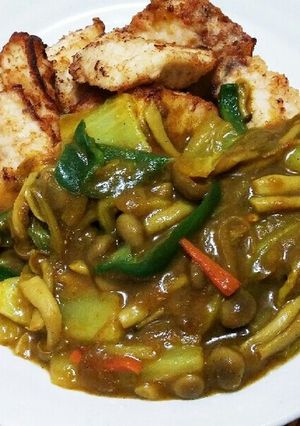 メカジキの野菜カレーあんかけ-レシピのメイン写真