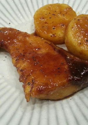 ぶりと長芋の照り焼きバター-レシピのメイン写真