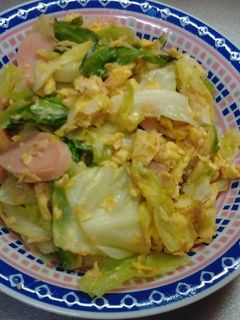 キャベツとツナの炒め物-レシピのメイン写真