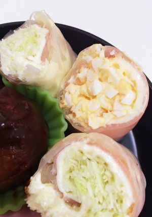 お弁当に時短おかず＊たまご生春巻き-レシピのメイン写真