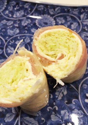 お弁当に時短おかず＊コールスロー生春巻き-レシピのメイン写真
