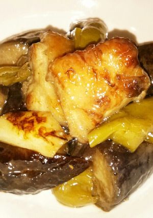 ★鶏モモ肉と茄子のピリ辛甘酢炒め★-レシピのメイン写真