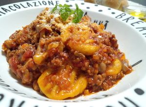 ・◦＊かぼちゃニョッキのボロネーゼ＊◦・-レシピのメイン写真