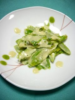 レンジで簡単!アスパラのマヨポン和え-レシピのメイン写真